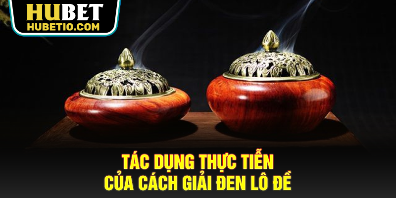 Tác dụng thực tiễn của cách giải đen lô đề